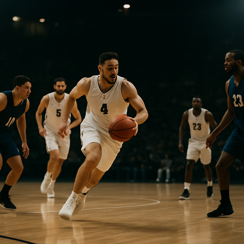 A fast break meets a set defense, showing how basketball pace changes the tactical